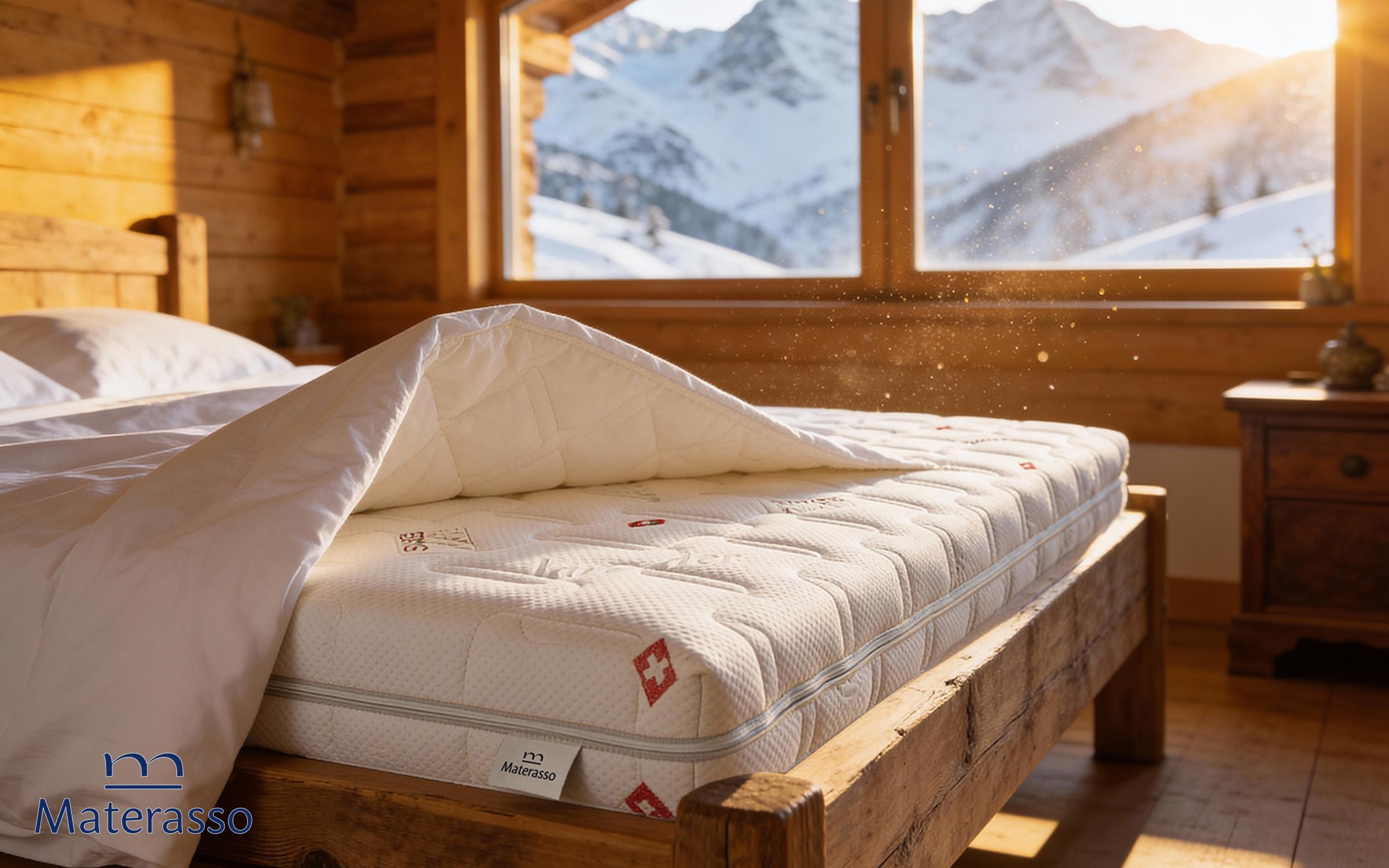 Two-sided mattress 140/200 Swiss Dream, white  2